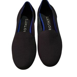 Rothy's Women's Black and Blue Flats‎